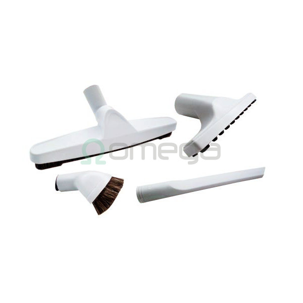 Krtača z nastavki GV Premium bela za centralni sesalni sistem