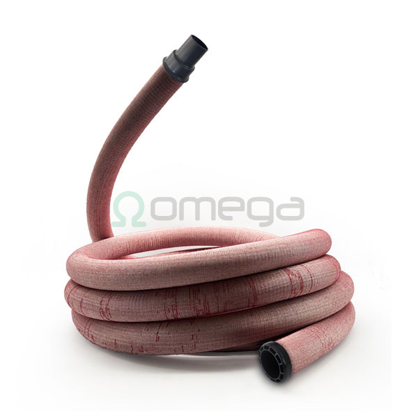 Sense sesalna cev za izvlečni sistem z manšetama in prevleko