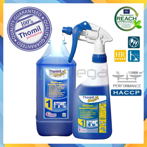 Thomil Magic N1 večnamensko in čistilo za steklene površine