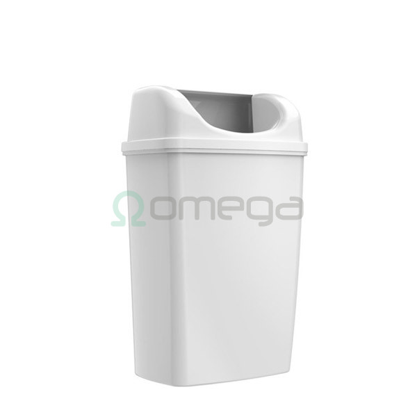 Koš OMEGA Prestige stenski 25 L bel